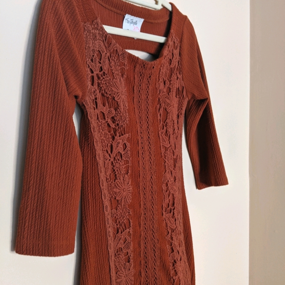 Three Quarter Sleeve Form Fitting Western Dress